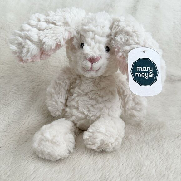 Mary Meyer Cream Putty Bunny White Plush Easter Spring Toy Lovey Stuffed Animal - Picture 1 of 5